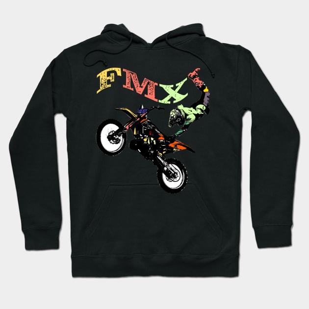 motocross fmx Hoodie by rickylabellevie